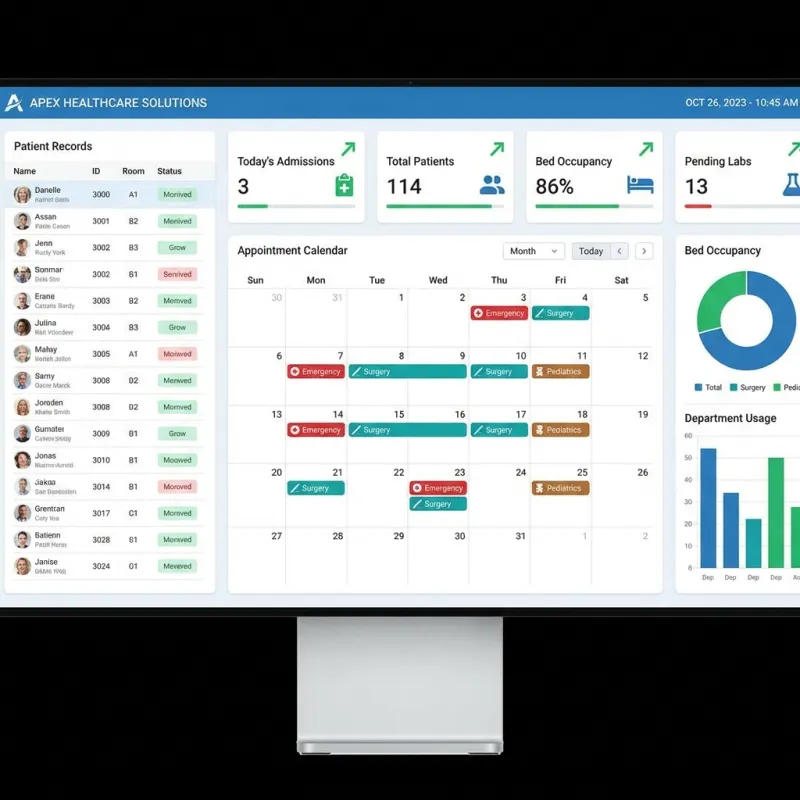 HOSPITANA - Hastane Yönetim Sistemi