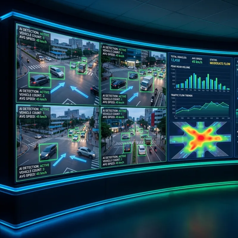 OpenCV Araç Tespit ve Sayım Sistemi